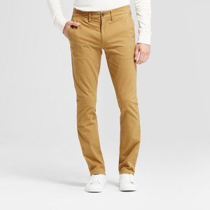 Goodfellow‎ & Company Brown Tan Men's Hennepin Chino Skinny Pants 36X30